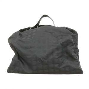 Chanel New Travel Boston Bag, Nylon, Black, Women's